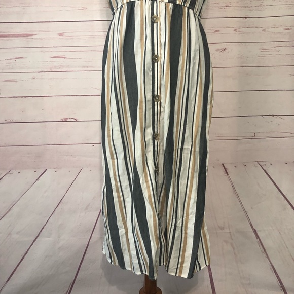 NWT Blush Button Down Striped Sundress - Picture 3 of 10